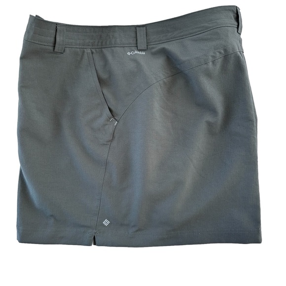 COLUMBIA Women's Omni Shade Gray Skorts Size 14 - Picture 6 of 14